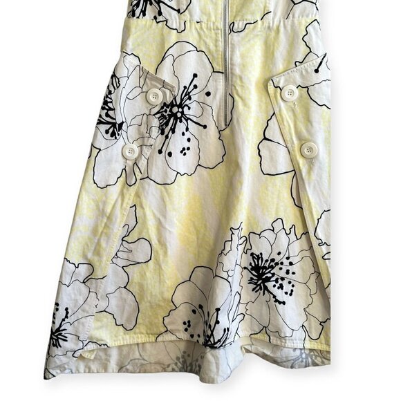 Marni Citrus Floral Sleeveless Dress, Size 36 Italian, Yellow/white, Cotton/Line - Picture 10 of 15